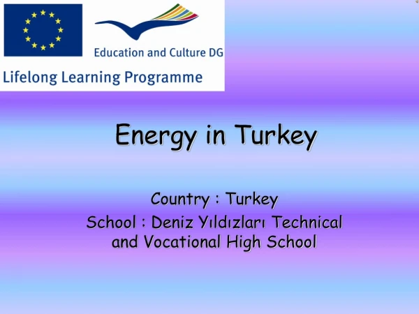 Energy in Turkey