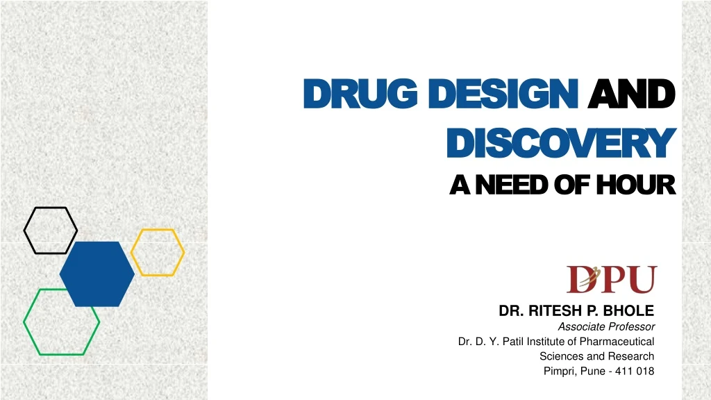 drug design and discovery