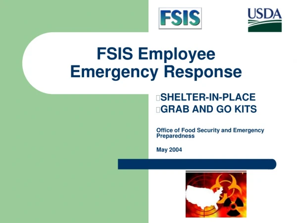 FSIS Employee  Emergency Response