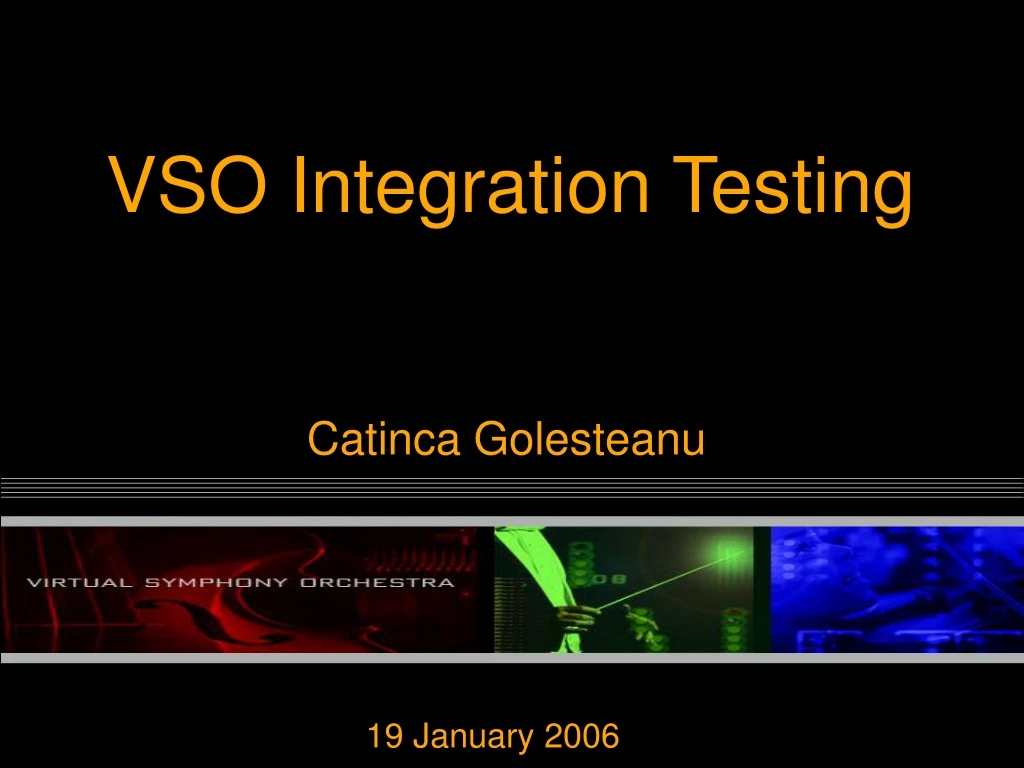vso integration testing