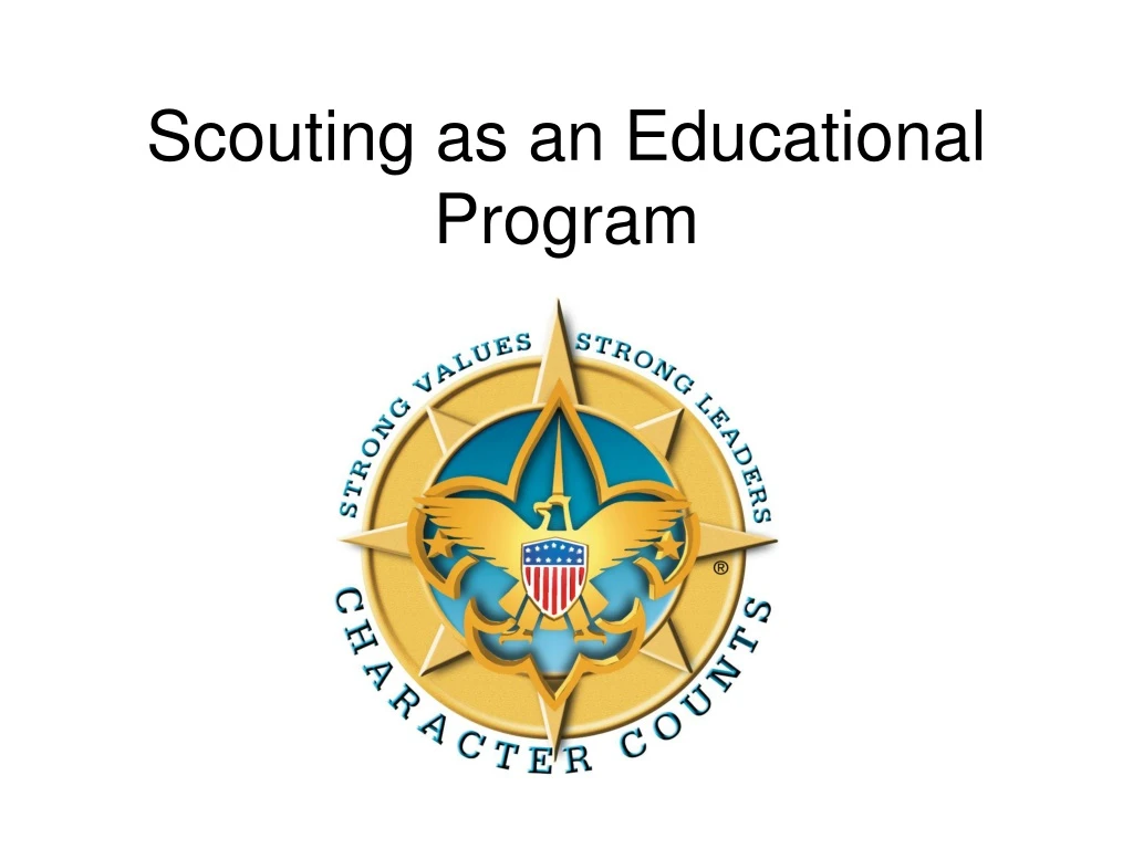 scouting as an educational program