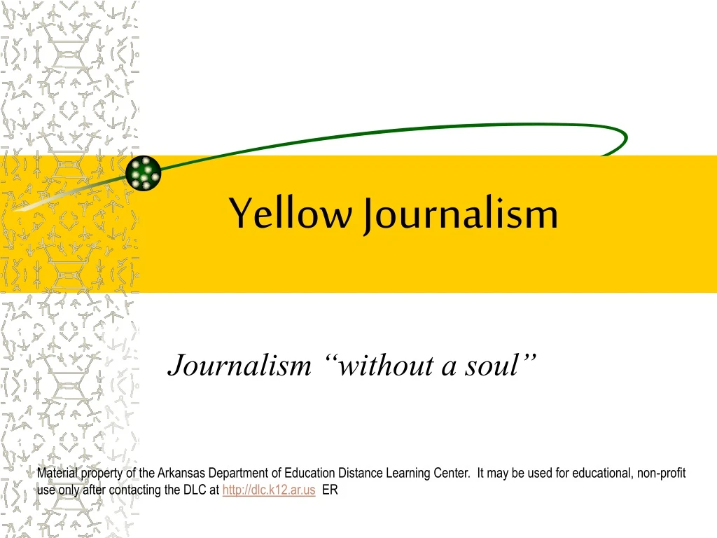 yellow journalism