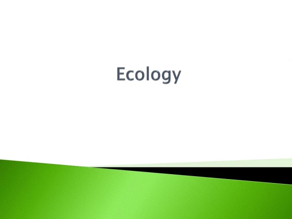 Ecology