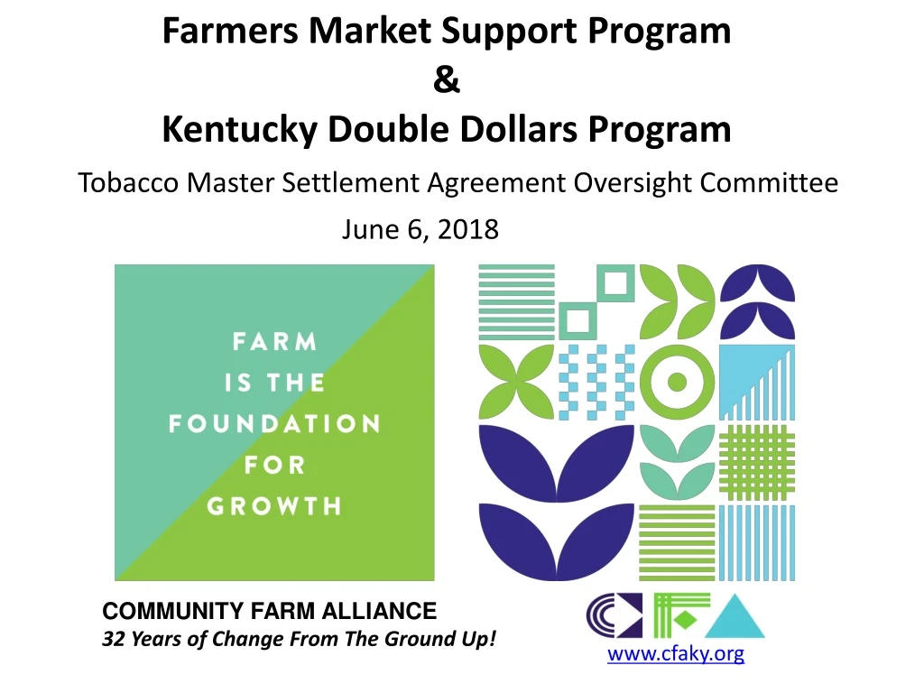 farmers market support program kentucky double