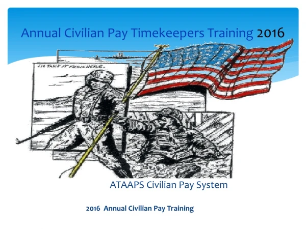 Annual Civilian Pay Timekeepers Training 2016