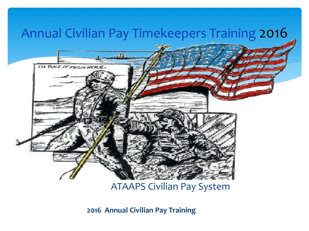 annual civilian pay timekeepers training 2016