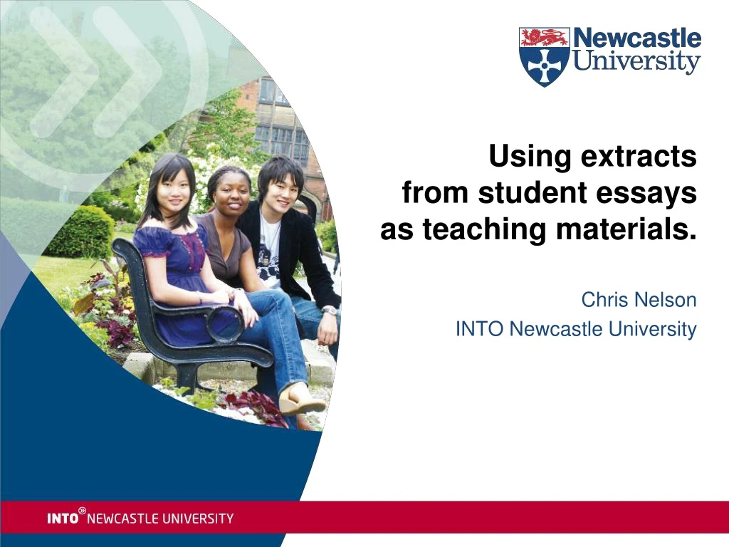 using extracts from student essays as teaching materials