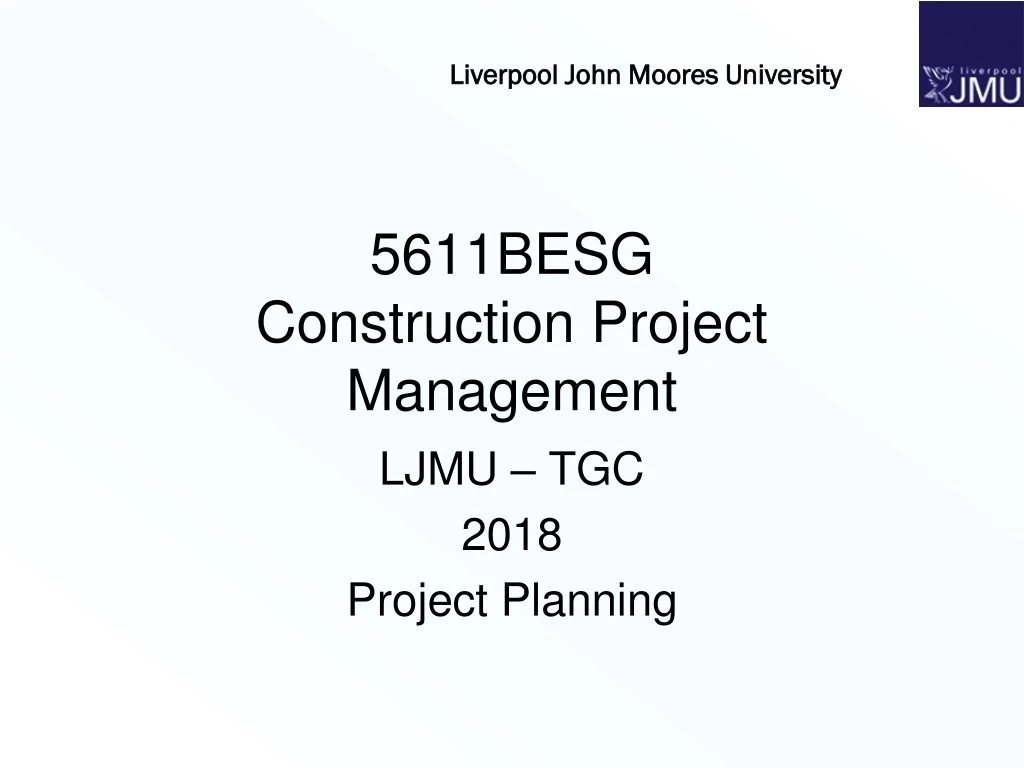 5611besg construction project management