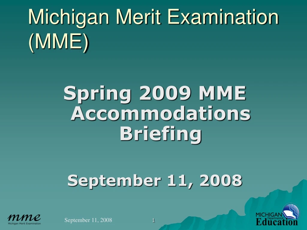 michigan merit examination mme