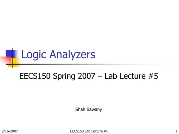 Logic Analyzers