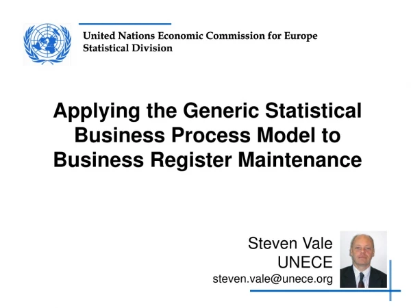 Applying the Generic Statistical Business Process Model to Business Register Maintenance