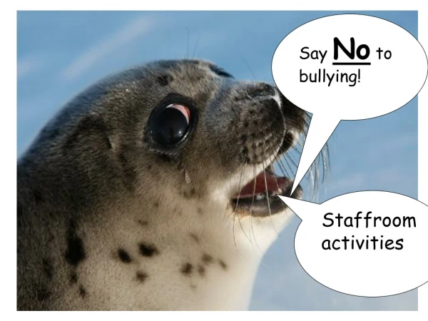 Say  No  to bullying!