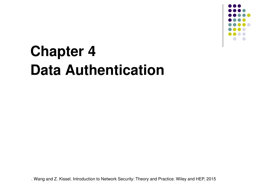 chapter 4 data authentication