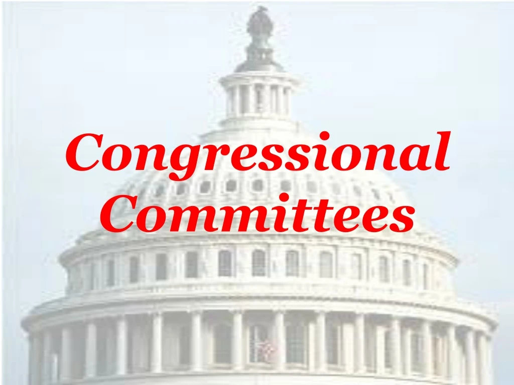 congressional committees