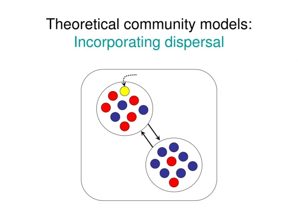 Theoretical community models: Incorporating dispersal