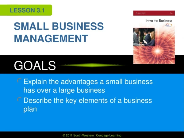 SMALL BUSINESS MANAGEMENT