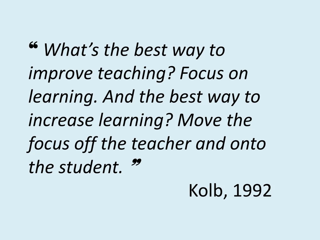 what s the best way to improve teaching focus