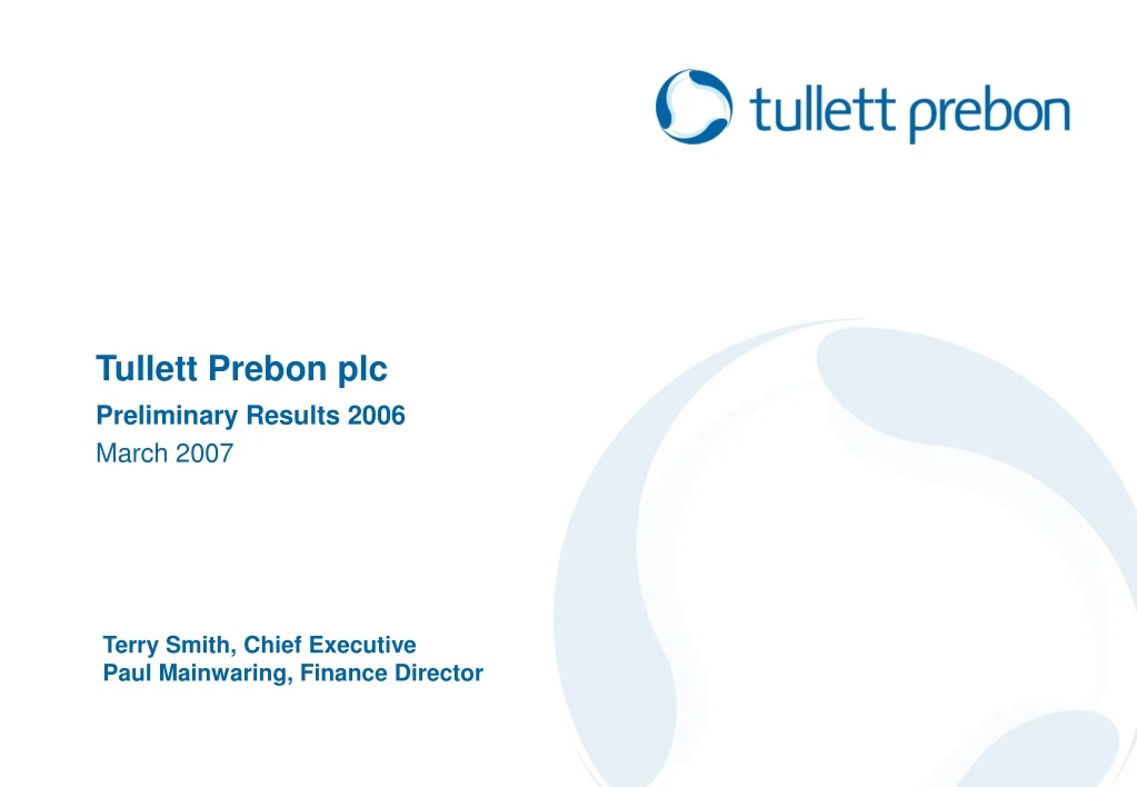 tullett prebon plc