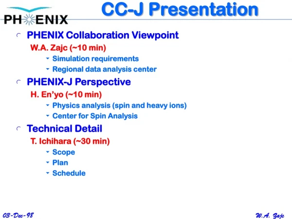 CC-J Presentation