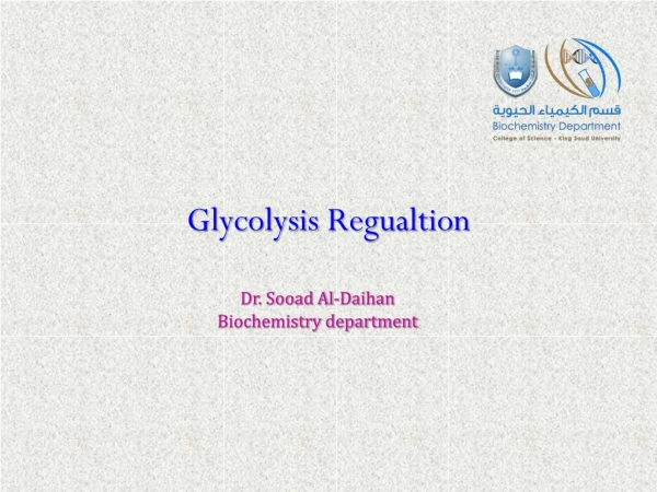 Glycolysis Regualtion