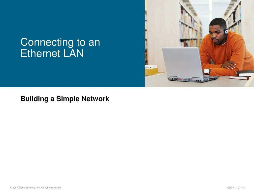 connecting to an ethernet lan