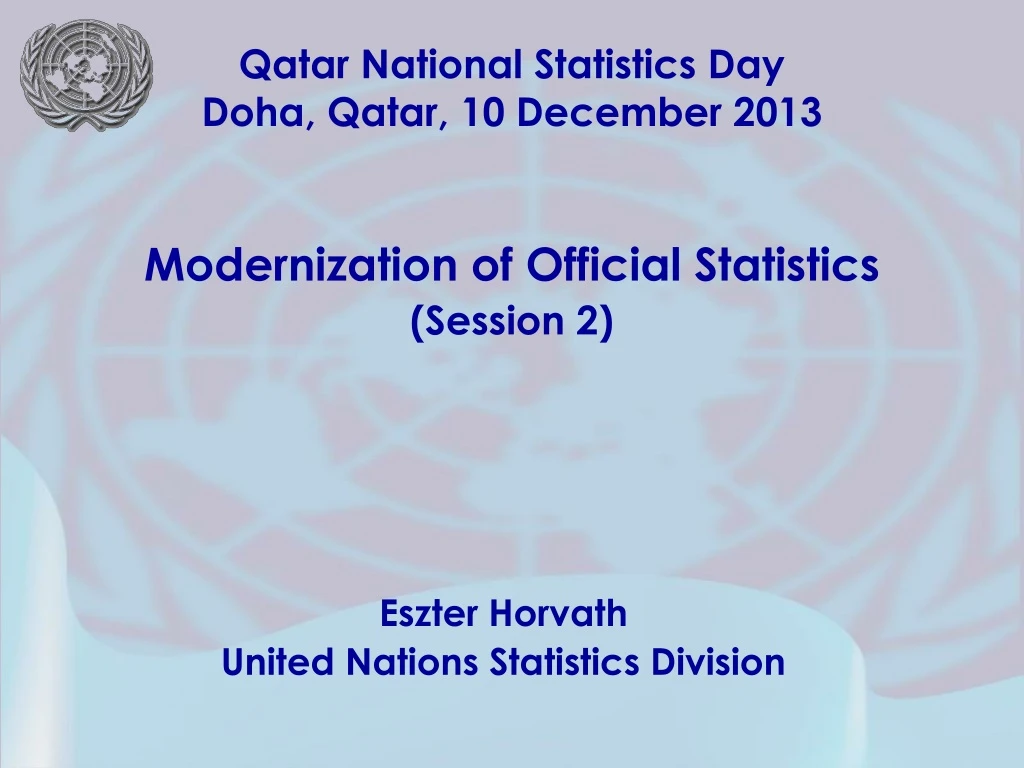 eszter horvath united nations statistics division