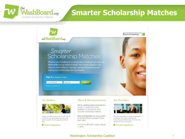 Smarter Scholarship Matches