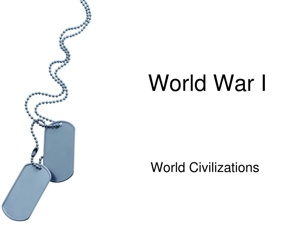 world war i