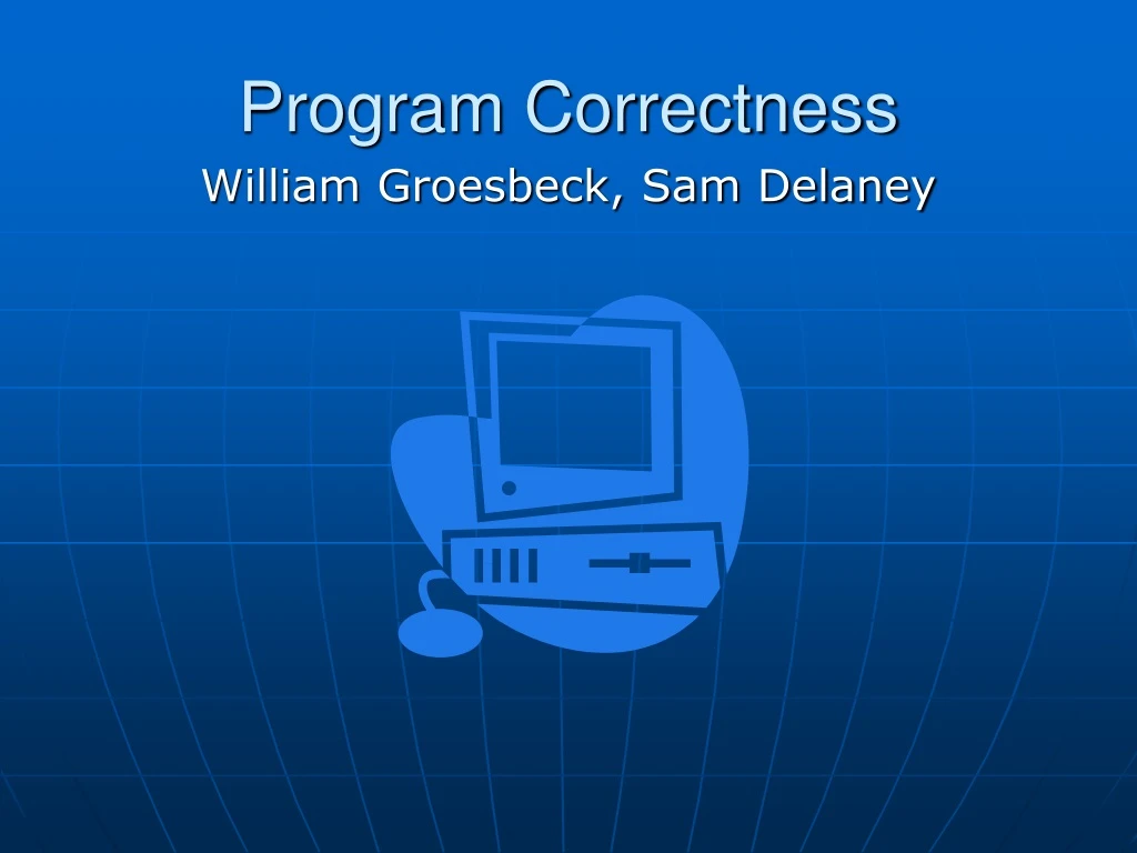 program correctness