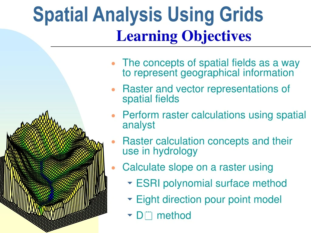 spatial analysis using grids