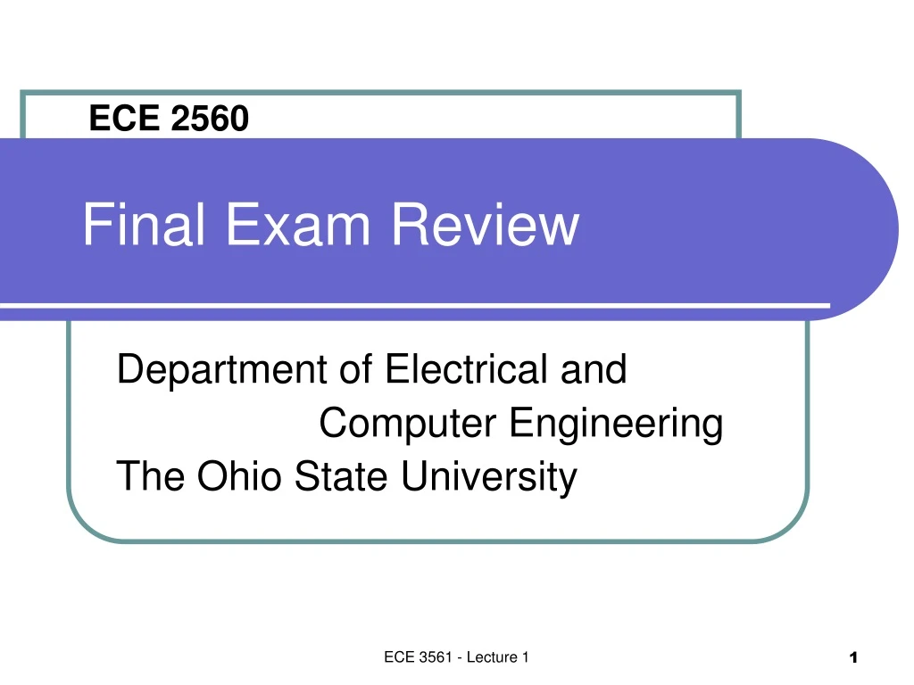 final exam review