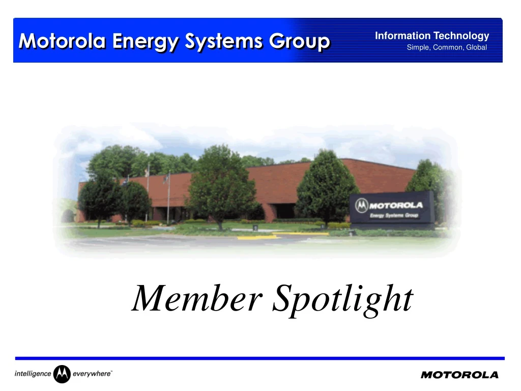 motorola energy systems group