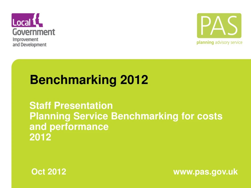 benchmarking 2012