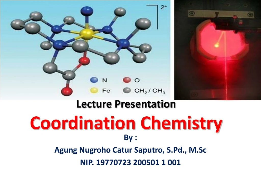 lecture presentation coordination chemistry