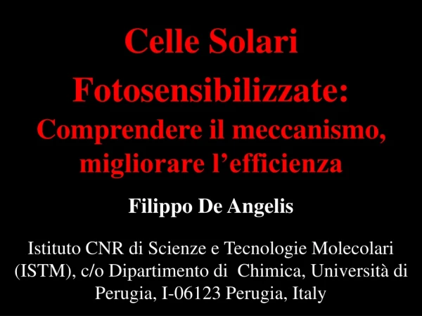 Celle Solari Fotosensibilizzate: Comprendere il meccanismo, migliorare l’efficienza