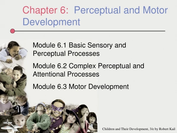 Chapter 6:   Perceptual and Motor Development