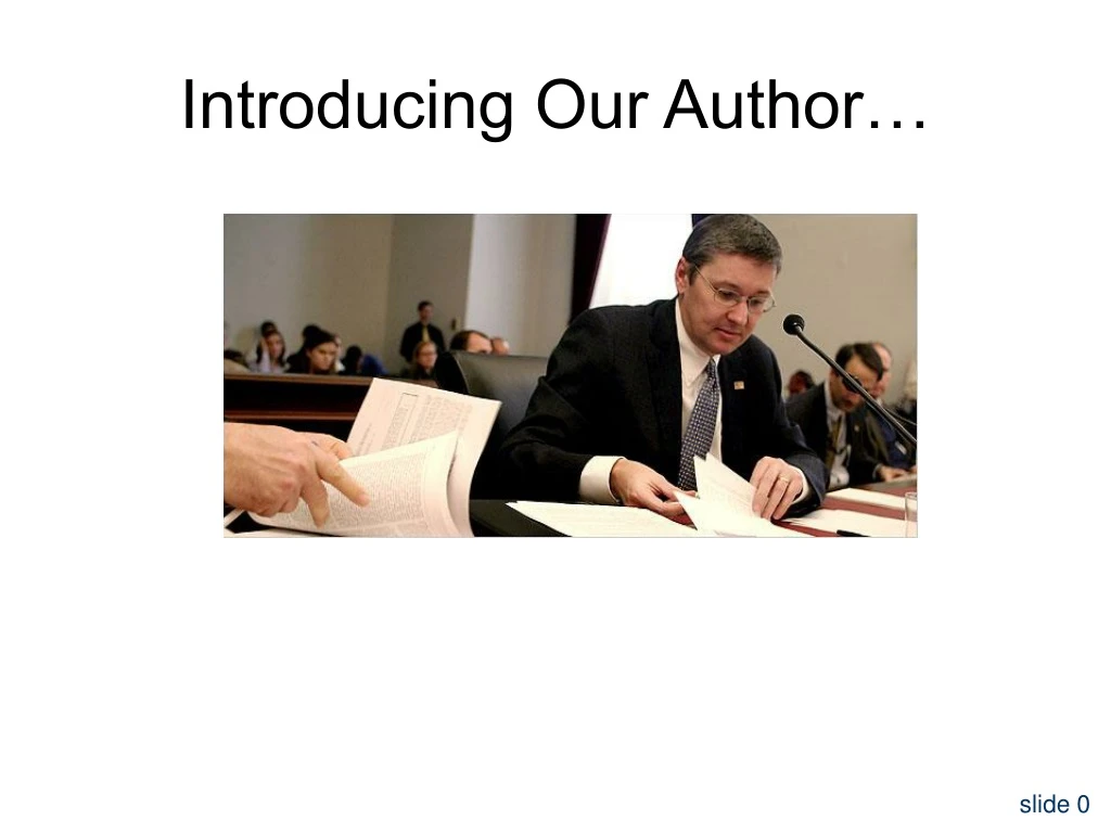 introducing our author