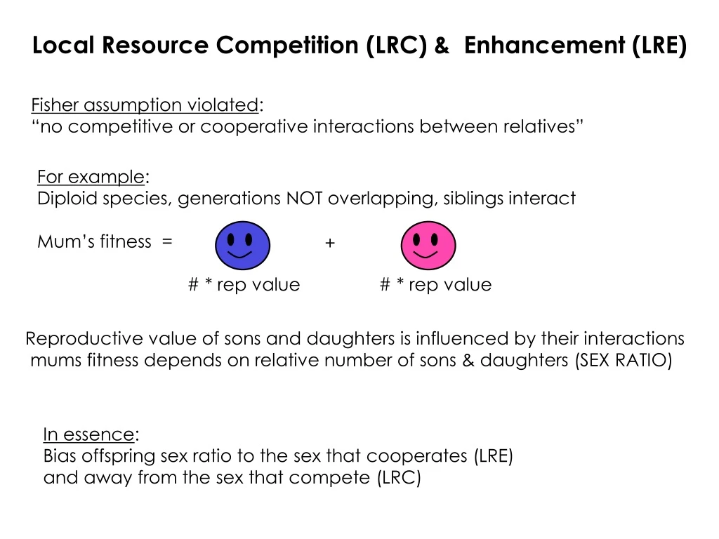 local resource competition lrc enhancement lre