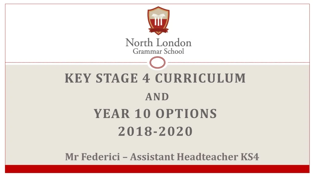 key stage 4 curriculum and year 10 options 2018 2020
