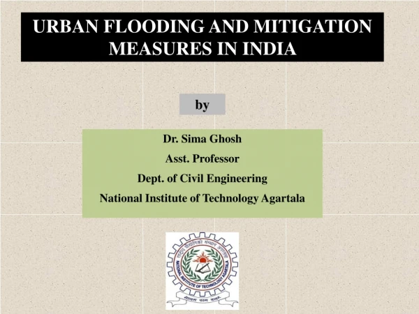 URBAN FLOODING AND MITIGATION MEASURES IN INDIA