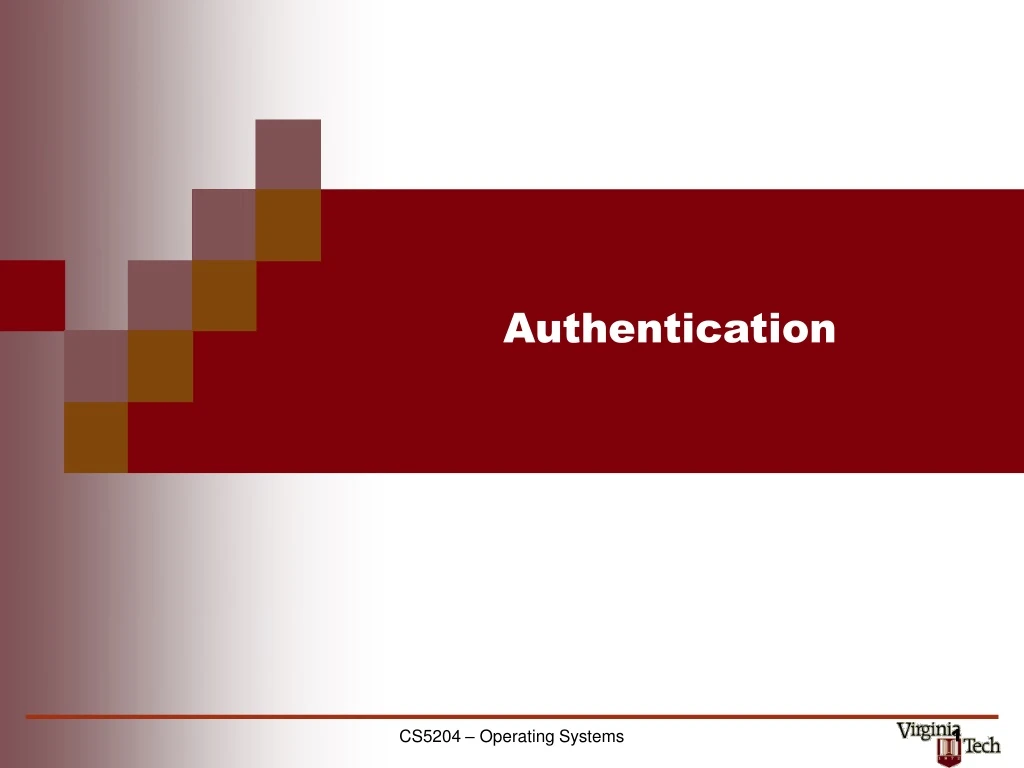 authentication