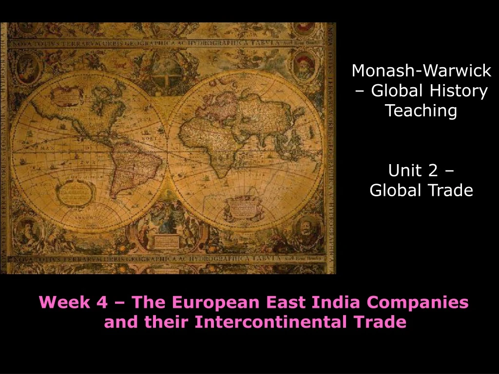 monash warwick global history teaching unit