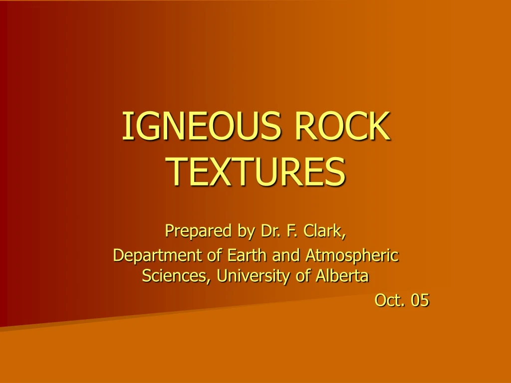 igneous rock textures