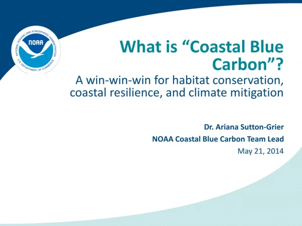 What is “Coastal Blue Carbon”?