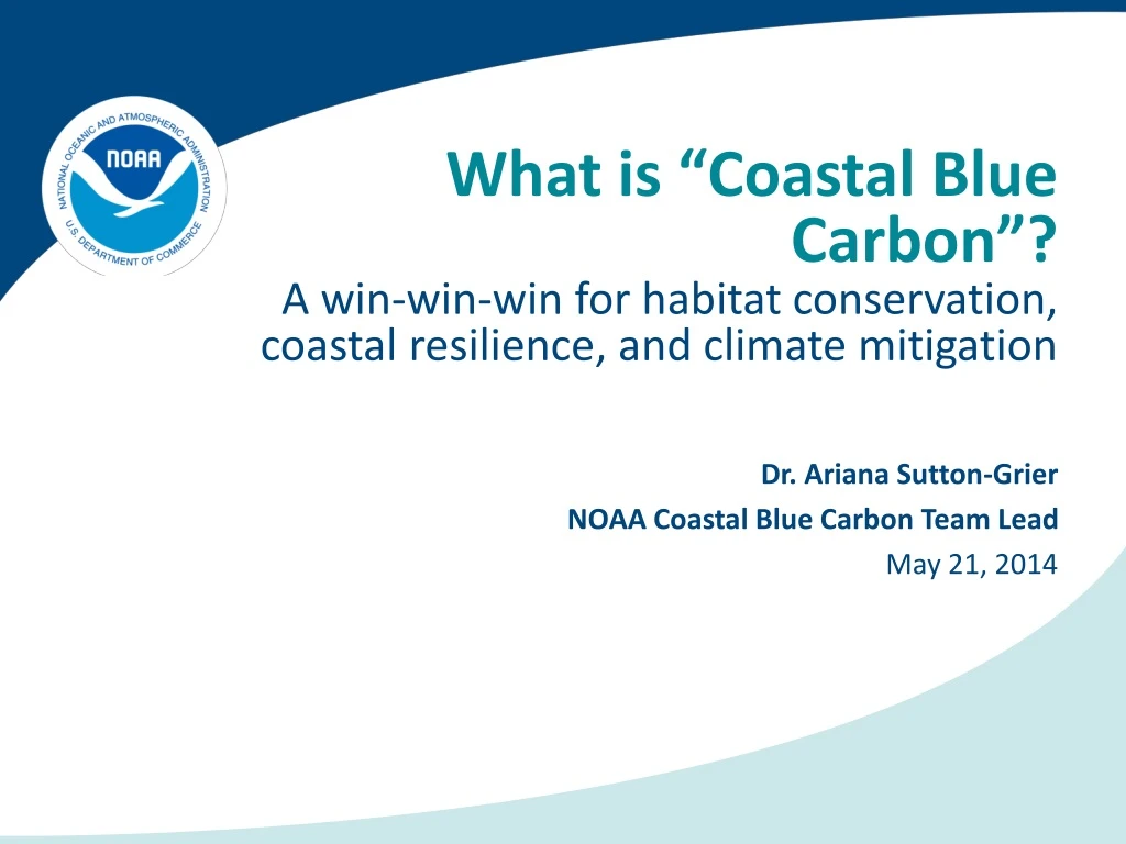 what is coastal blue carbon