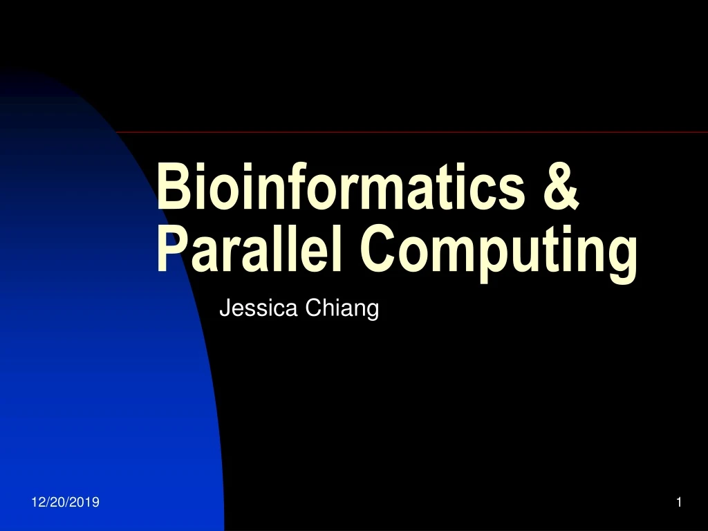 bioinformatics parallel computing