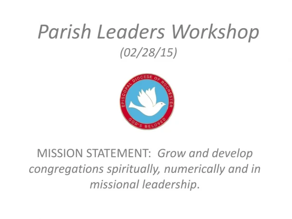 Parish Leaders Workshop (02/28/15)