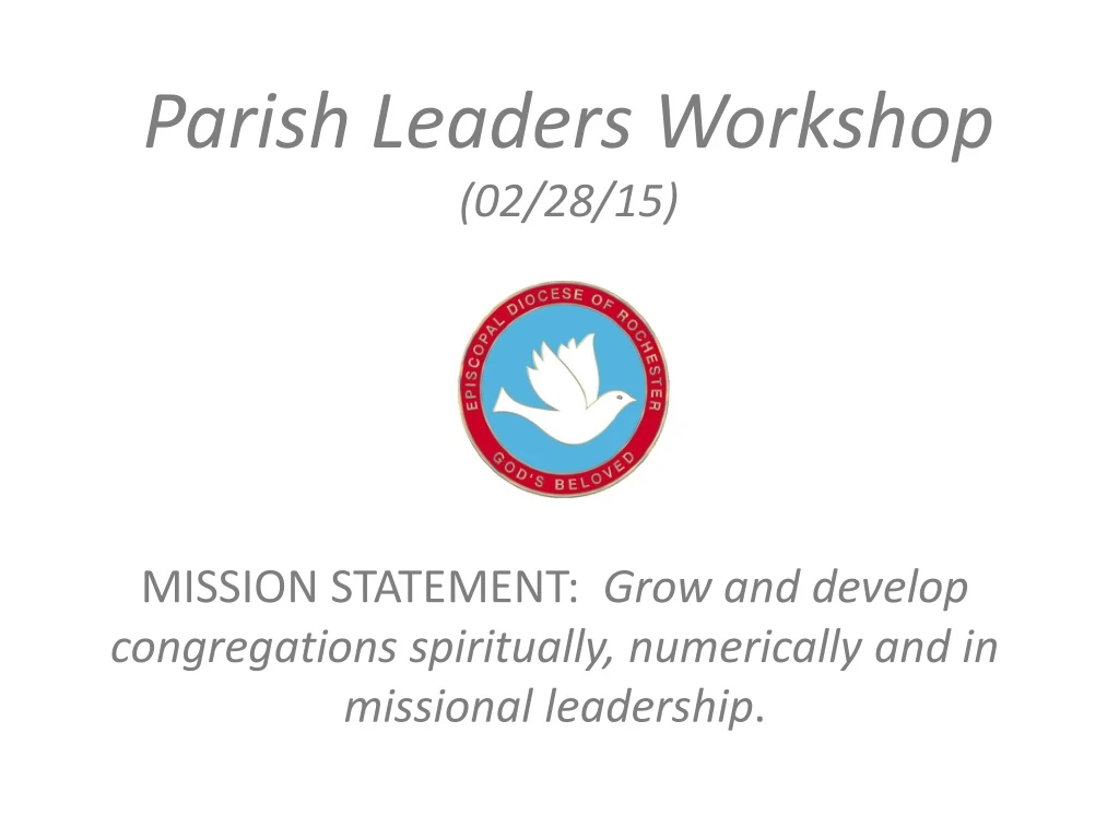 parish leaders workshop 02 28 15