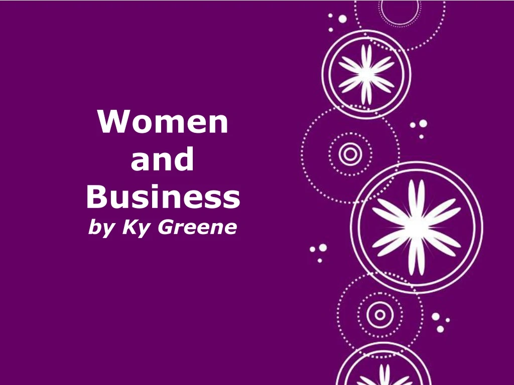 women and business by ky greene