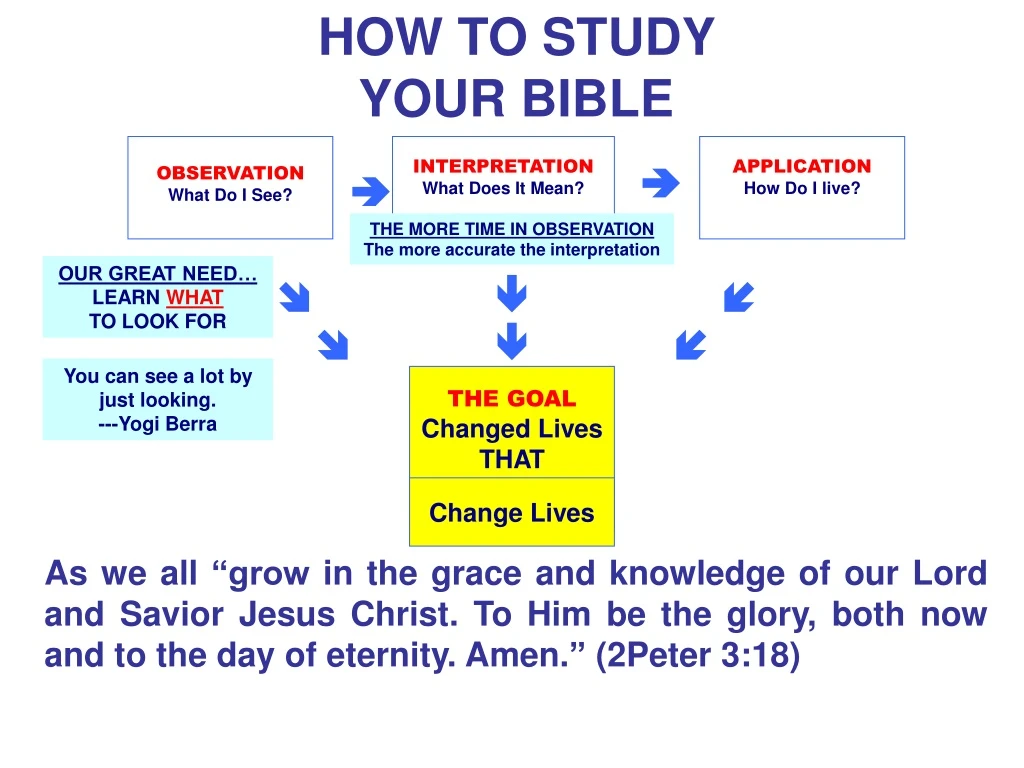 how to study your bible